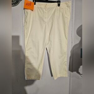Crown & Ivy Curvy White Pant Size 18w Charlotte